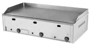 Plancha professionnelle gaz lisse 3 zones REDFOX Plancha professionnelle gaz lisse 3 zones REDFOX